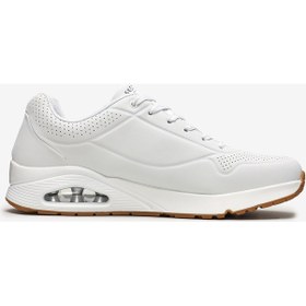 Resim Skechers Uno-Stand On Air Erkek Günlük Ayakkabı - 52458 Wht - Beyaz 