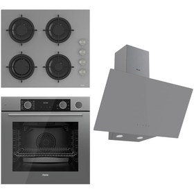 Resim Ferre STEAMART&FRYART Serisi Buharlı Pişirme Gri Set (CS208 + XE64CPR +D079 ) 