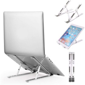 Resim Genel Markalar Bilgisayar Laptop Standı Macbook Notebook Stant Katlanabilir Ayarlanabilir Metal Stand 