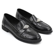 Resim Kindep Sina Günlük Kadın Loafer Ayakkabı Siyah Siyah 