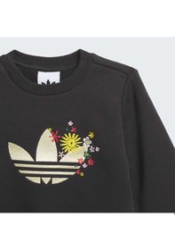 Resim Adidas Kd3412 Crew Set Çocuk Eşofman Takımı Siyah 