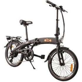 Resim Alba Fold 2 Std Elektrikli Katlanır Bisiklet Led Gösterge, 7.8ah Batarya Siyah E-bike 