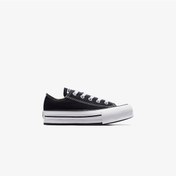 Resim Converse Chuck Taylor All Star Eva Lift Çocuk Siyah Sneaker Düz 372861c Siyah 