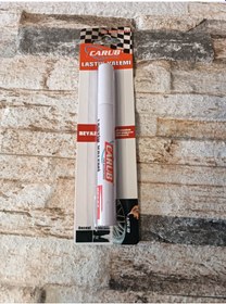 Resim Carub Beyaz Su Geçirmez Lastik Yazı Kalemi 