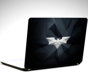 Resim Batman Beyaz Logo Laptop Sticker 13 İnch (34X24CM) 