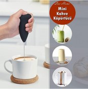 Resim Hitit Mini Mikser Kahve Köpürtücü Süt Köpürtücü Karıştırıcı Pilli Çırpıcı 