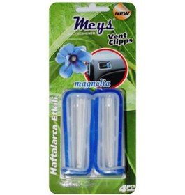 Resim Meys Mavi Izgara Havalandırma Klips Araç Oto Kokusu Manolya 