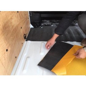 Resim Araç Oto Ses Yalıtım Süngeri Araba Yalıtım Malzemesi 6 mm 1M X 1M 