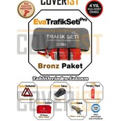 Resim Eva Trafik Seti Plus - 1 Kg Yangın Tüpü - 4 Yıllık - Gri - Bronz Paket 