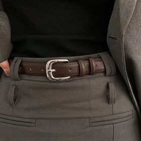 Resim Pu Kemer Kadınlar İçin Retro Yüksek Kaliteli Çok Amaçlı Trend Yazlık Yeni Gelen Kot Kemeri 