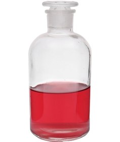 Resim Borox Şilifli Cam Tıpalı Şeffaf Cam Miyar Şişe 500 ML 