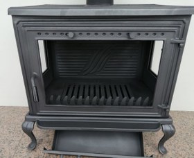 Resim mf109 model 3 CAMLI DÖKÜM SOBA YENİ NESİL PLAZMA SOBA KUZİNE SOBA CAMLI SOBA ALTTAN KÜLLÜK SOBA 