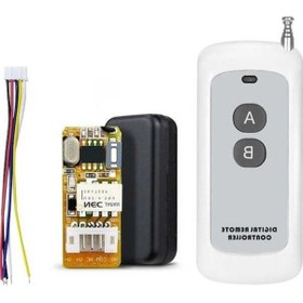 Resim Flybuy Kablosuz 433mhz Anahtar, 3.7-12v, 1527 Chip, 2 Tuşlu, Led, Motorlu Kapı Kontrolü 