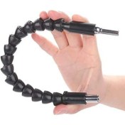 Resim Evene Esnek Matkap Ucu Bits Hırdavat Ürünü Şaft Uzatma Aparatı Bükülebilir Hortum Spiral 