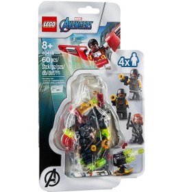 Resim LEGO® Super Heroes 40418 Falcon And Black Widow Team Up 60 Parça 
