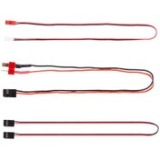 Resim Dianziye Rc Tırmanma Araçları İçin 3'lü Bağlantı Kablosu Seti - Alıcı Uzantı, Jst Ph2.0mm 2p Ve T Tipi Adaptörler 