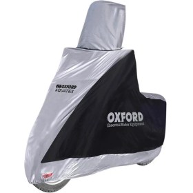 Resim Oxford Motosiklet Scooter Ekranli Aquatex Kilif Small Siyah-Gri CV216 