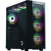 Resim Gamepower Savagis 550W 80+ Bronze Atx 4*argb Fan Temperli Cam Hub Siyah Gaming Kasa 
