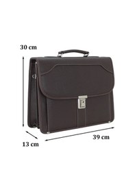 Resim Case Club Notebook Laptop Evrak Çantası 15.6'inç 5 Bölmeli Su Geçirmez Omuz Askılı Kahverengi 