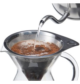 Resim Aerolatte Mikro Filtreli Dripper Kahve Demleme Ekipmanı 