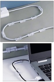 Resim QNİAY Pratik 20 Adet Kablo Düzenleyici Duvar Fayans Cam Kablo Tutucu Yapışkanlı Klips Kablo Sabitleme 