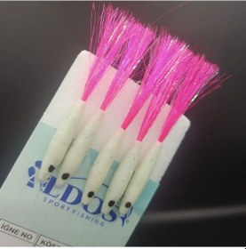 Resim Aldos Silikonlu Çapari, Çinekop, Palamut Çaparisi, Pembe Tüylü 3 Adet 