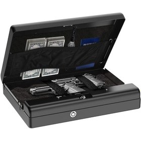 Resim Mühlen Gunsafe 15D Dijital Şifreli Taşınabilir Çelik Silah Kasası 