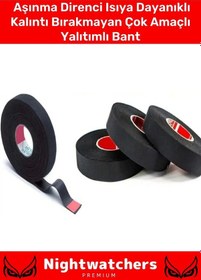 Resim Deluxe Isıya Dayanıklı Aşınma Direnci Kalıntı Bırakmayan Alev Geciktirici 10mt Yalıtım Bant 10 Adet 