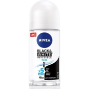 Resim Nivea Invisible Pure Black White Kadın Deodorant Roll-On 50 ml 