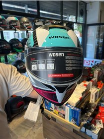 Resim Dnc Motor Aksesuar Wosen Güneş Gözlüklü Çene Açılır Kask Kadın ( Mor) 