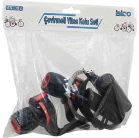 Resim Çevirmeli Bisiklet Vites Kolu Seti 2pcs Vites Kolu - 2pcs Elcik - Tel - Tel Koruyucu Kanal Kablo (4887) 