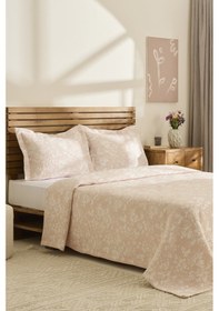 Resim Kaşmir Home Eternal Çift Kişilik Yatak Örtüsü Takımı Rose Pembe 