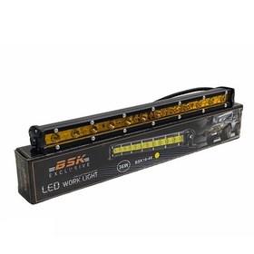 Resim 9V-36V Led Bar Off-Road 12 Ledli 36W Tek Sıra Sarı 35 Cm N11.44558 