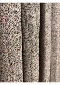 Resim Bohem Kumaş Çok Renkli Kiremit/lacivert/kahve Fon Perde Ekstraforlu Pilesiz Dikim Kiremit Lacivert/kahve Detaylı 