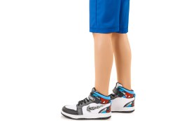 Resim Kiko Kids Tesan Cırtlı Günlük Erkek Çocuk Spor Ayakkabı Siyah - Beyaz - Turkuaz 