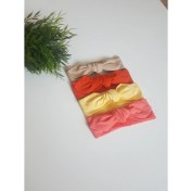 Resim Swan Butik Kız Çocuk Bebek Bandana Toka Seti 