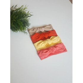 Resim Swan Butik Kız Çocuk Bebek Bandana Toka Seti 