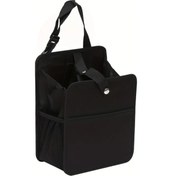 Resim Chuangyinshop Siyah 1 Koltuk Arkası Saklama Çantası Katlanır Büyük Kapasiteli Dayanıklı Oxford Kumaş Seyahat Alışveriş Araç Düzenleme 