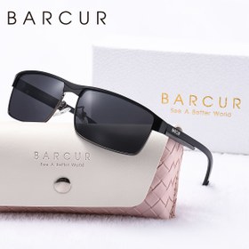 Resim BARCUR Moda Retro Tarzı Kadınlar için TAC Lensli, Koruma, Dikdörtgen Çerçeve, Paslanmaz Çelik, Temizleme Bezi & Kılıf Dahil, Fotoğrafçılık İçin Mükemmel, Erkekler ve Kadınlar İçin Harika Hediye 