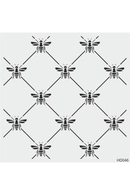 Resim STENCİLTASARIM Stencil Tasarım Hd046 - Dekoratif Duvar Ve Eşya Boyama Şablonları 40x40 Cm 