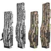 Resim 3 Katmanlı Katlanabilir Balıkçılık Çubuğu Kutusu - Çubuklar, Makaralar ve Aksesuarlar için Çoklu Bölümler, Güvenli Askılar ile Dayanıklı Seyahat Ekipmanı Düzenleyici, Açık Hava Maceraları için Kamuflaj Desenleri, Balıkçılık Ekipmanı Depolama, Sağlam İnşaat, Pil Olmadan 