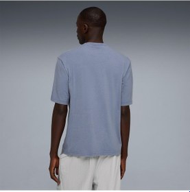 Resim Puma Graphic Erkek Gri T-shirt 634442 