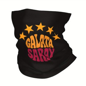 Resim Galatasaray 30.48cm Unisex Motosiklet Kulübü Boyun Gaiter - Rüzgar Geçirmez Polyester Yüz Maskesi, Cesur "GALARTA SARAY" Tasarımı, Siyah Bisiklet ve Yürüyüş Aksesuarı, Erkekler ve Kadınlar için Motosiklet Aksesuarları, Spor Hayranı Ekipmanları, Dinamik Grafik Tasarımı, Rahat Uygunluk 