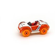 Resim Die Cast Yarış Arabası Turuncu Beyaz 