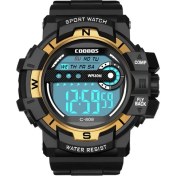 Resim Hanyang Altın 2 Moda Erkek LED Dijital Saat Tarih Spor Açık Erkekler Için Elektronik Saat Üst Marka Lüks Askeri Saatler Relogio Masculino (Yurt Dışından) 