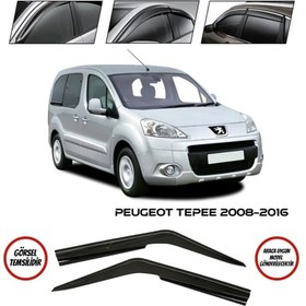 Resim Peugeot Tepee 2008-2016 Cam Rüzgarlığı 4lü Takım 