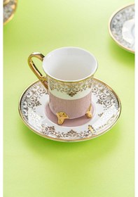 Resim Acar Ornette 6lı Kahve Fincanı Takımı Hxf-05083 Bej 