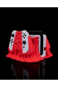 Resim OddieArtStore Nintendo Switch Dock Kapağı + İkili Joy-Con Kılıf ( Sakız Şekilli ) 