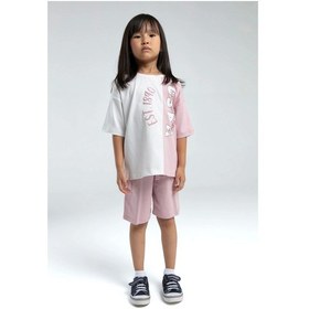 Resim U.S. Polo Assn. Kız Garson Bermuda Takım - Soft Pembe Soft Pembe 