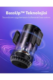 Resim Anker Soundcore Glow Taşınabilir Hoparlör Kırmızı - A3166 